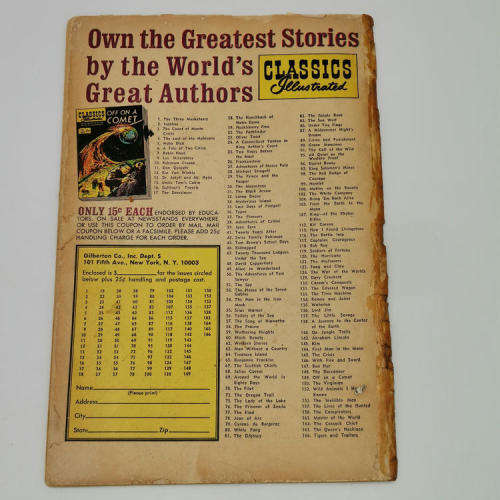 Lot of 4 Classics Illustrated comics 1966 and 1967