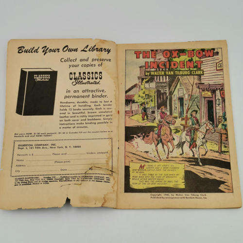 Lot of 4 Classics Illustrated comics 1966 and 1967