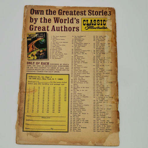 Lot of 4 Classics Illustrated comics 1966 and 1967