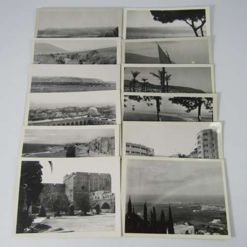 Lot of 12 Palestine photos - Mount Carmel Heifa
