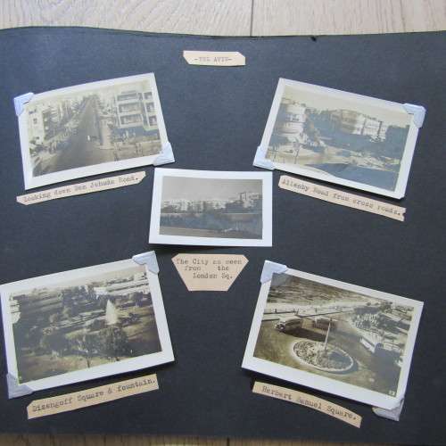 Lot of 28 photos taken in Palestine on a tour December 1945