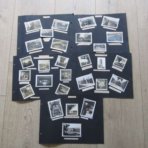 Lot of 28 photos taken in Palestine on a tour December 1945