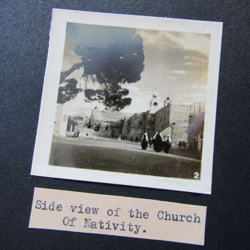 Lot of 28 photos taken in Palestine on a tour December 1945