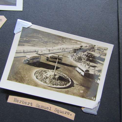 Lot of 28 photos taken in Palestine on a tour December 1945