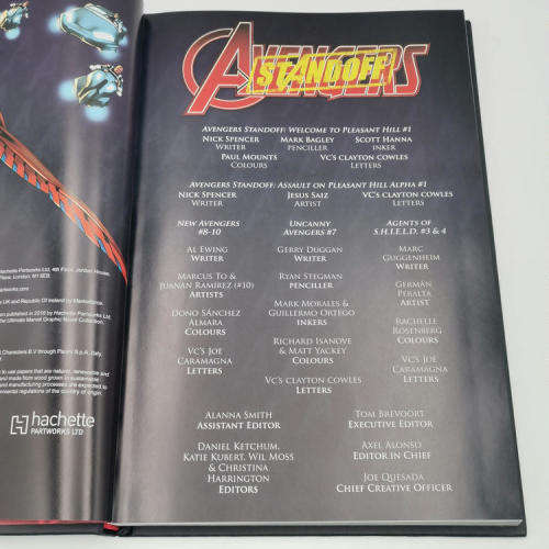 Marvel Avenger Standoff Part One graphic novel  #126