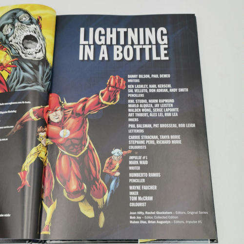 DC Comics The Flash Lightning in a bottle graphic novel
