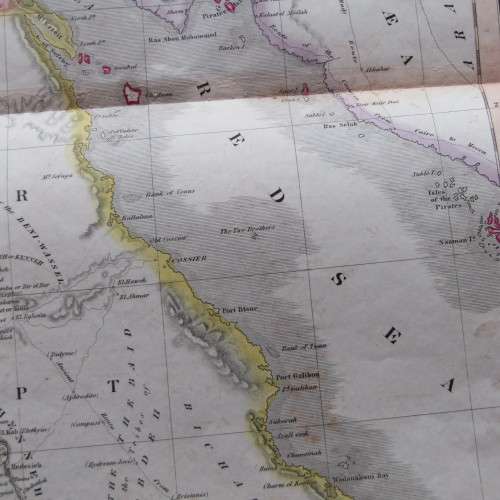 Original 1830`s map of Egypt - published by W.H. Lizars, Edinburgh - 47 x 57cm
