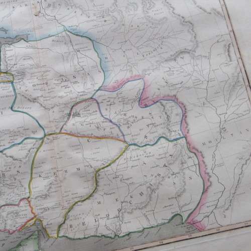 Original 1830`s map of Persia - published by W.H. Lizars, Edinburgh - 57 x 47cm