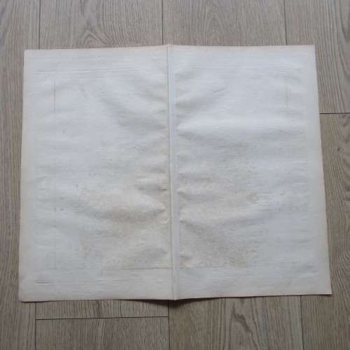 Original 1830`s map of France in departments - published by W.H. Lizars, Edinburgh - 57 x 47cm