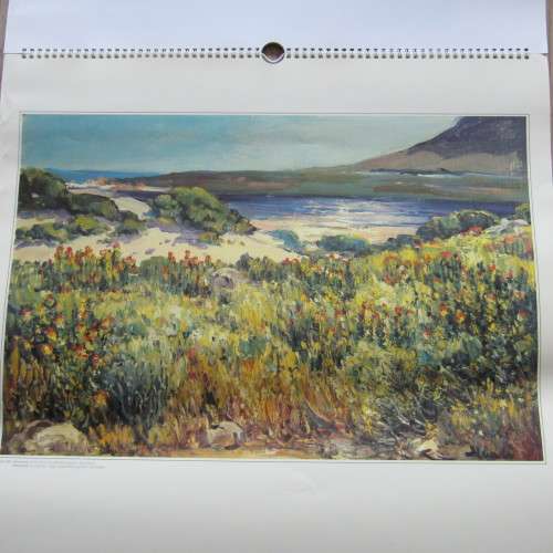 1998 KWV Pieter Hugo Naude artwork calendar