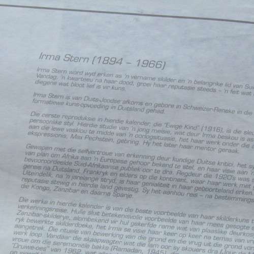 1992 KWV calendar with artwork of Irma Stern