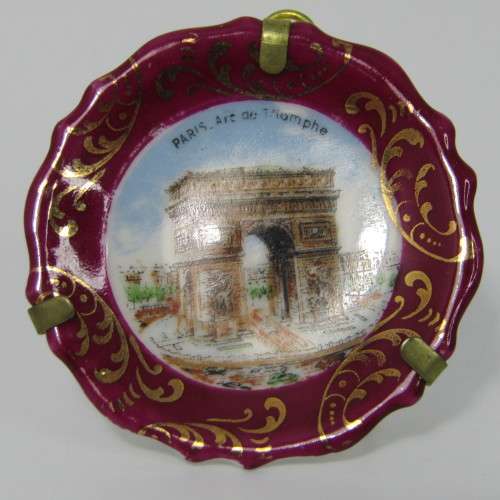 Vintage miniature porcelain Limoges France plate