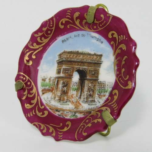 Vintage miniature porcelain Limoges France plate