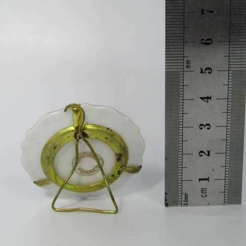 Vintage miniature porcelain Limoges France plate