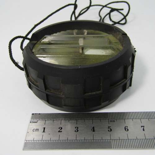 Vintage French handheld Prismatic nautical compass - working