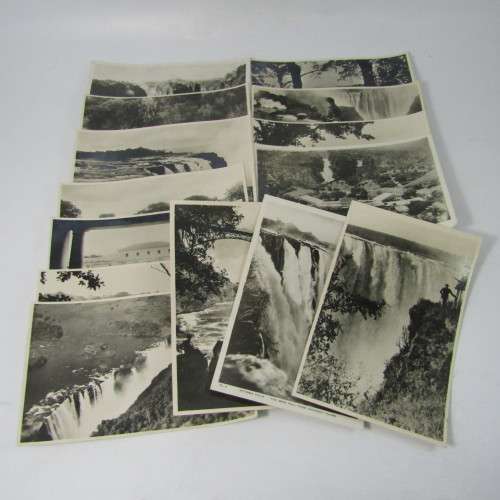 Lot of 14 vintage Victoria Falls postcards