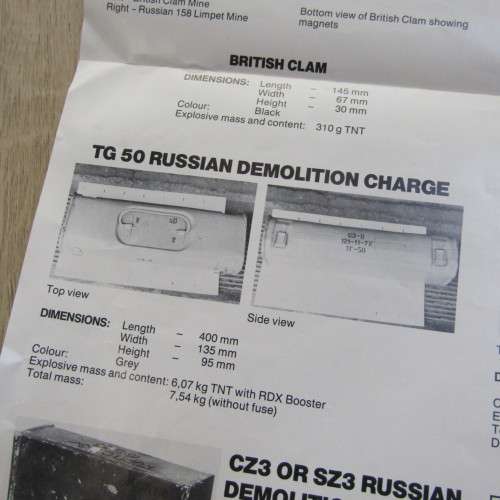 Border War period Terrorist Explosive poster in in South Africa