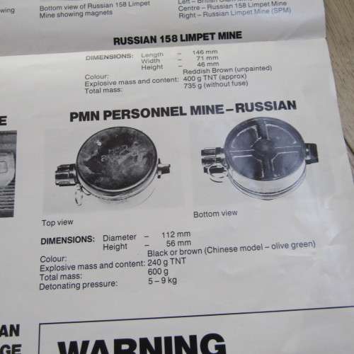 Border War period Terrorist Explosive poster in in South Africa