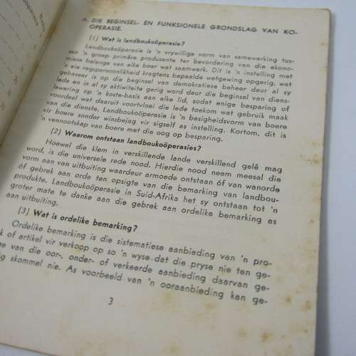 Vintage information booklet for farmers - Wat is Kooperasie