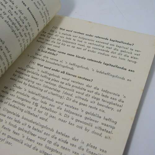 Vintage information booklet for farmers - Wat is Kooperasie