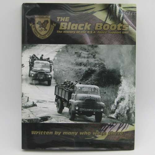 The Black boots - History of BSAP - signed by author and inspector Derek Bothwell