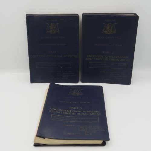 South African Chief of the Army set of handbooks for unconventional warfare
