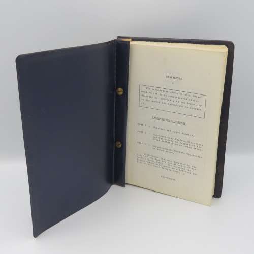 South African Chief of the Army set of handbooks for unconventional warfare