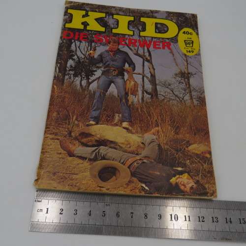 Vintage Afrikaans photo comic book Kid Die Swerwer no 149