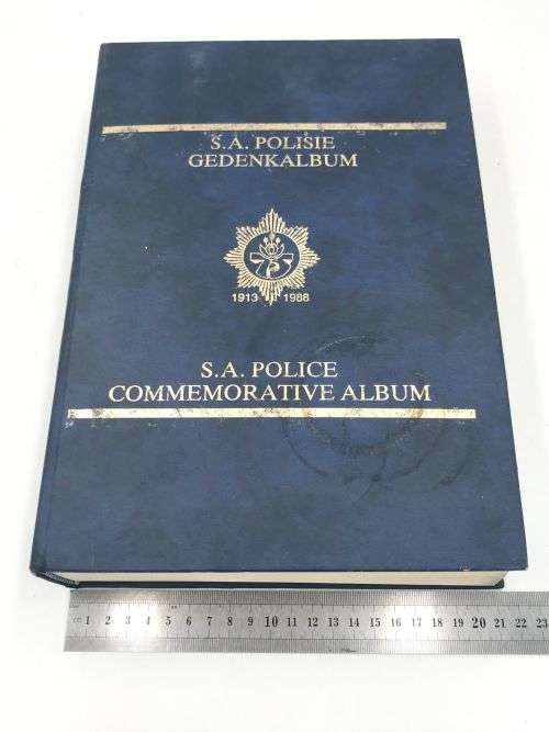 1913 - 1988 SA Police commemorative Album - some cover damage