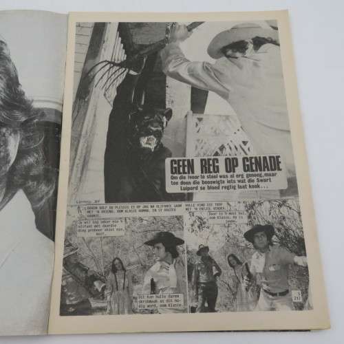 Vintage photo comic book - Die Swart Luiperd - no 217