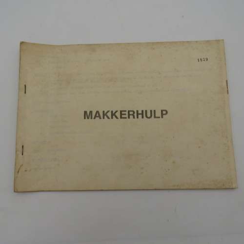 SA Army Makkerhulp booklet - 1980`s no 1839