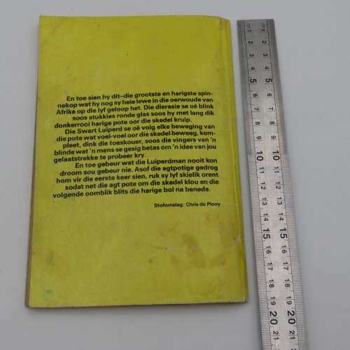 Vintage Afrikaans comic book - Die Swart Luiperd no 42 Kettings in die oerwoud deur Braam le Roux