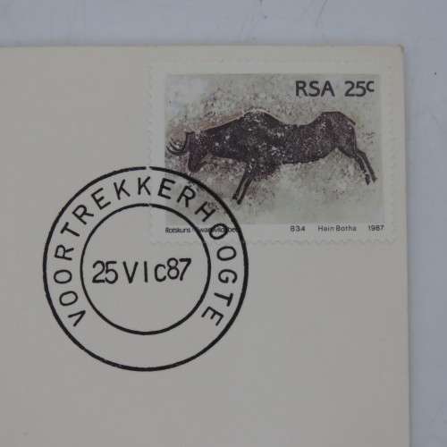 Soth anniversary of the Hawker Hartbees no 876 of 6000 flown covers - signed by Brig HJ Bronkhorst