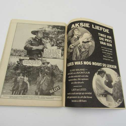 Afrikaans photo comic book - Ruiter in Swart no 427