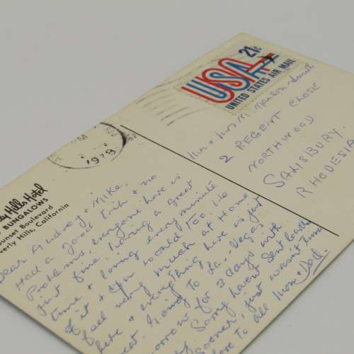 Lot of 15 USA vintage postcards - all used with stamps