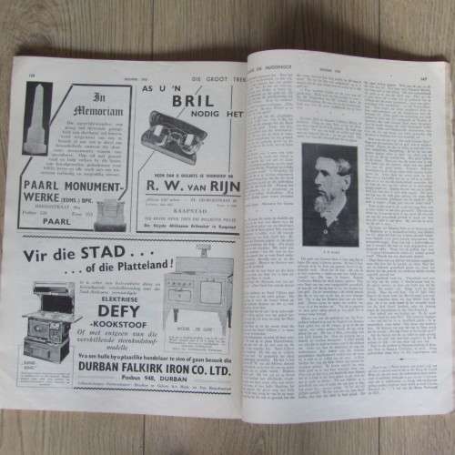 Die Groot Trek Gedenkuitgawe van Huisgenoot Desember 1938