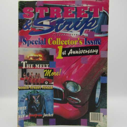 Lot of 9 Vintage Street and Strip car magazines