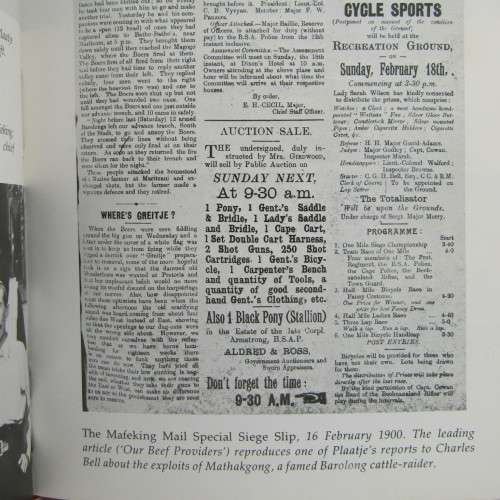 Mafeking Diary : A black Man`s view of a White man`s war written by Sol T Plaatje