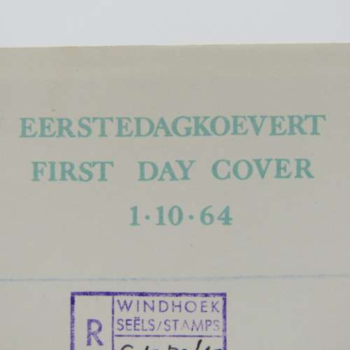 South West Africa Calvin`s Death set on First Day Cover SACC 225,226