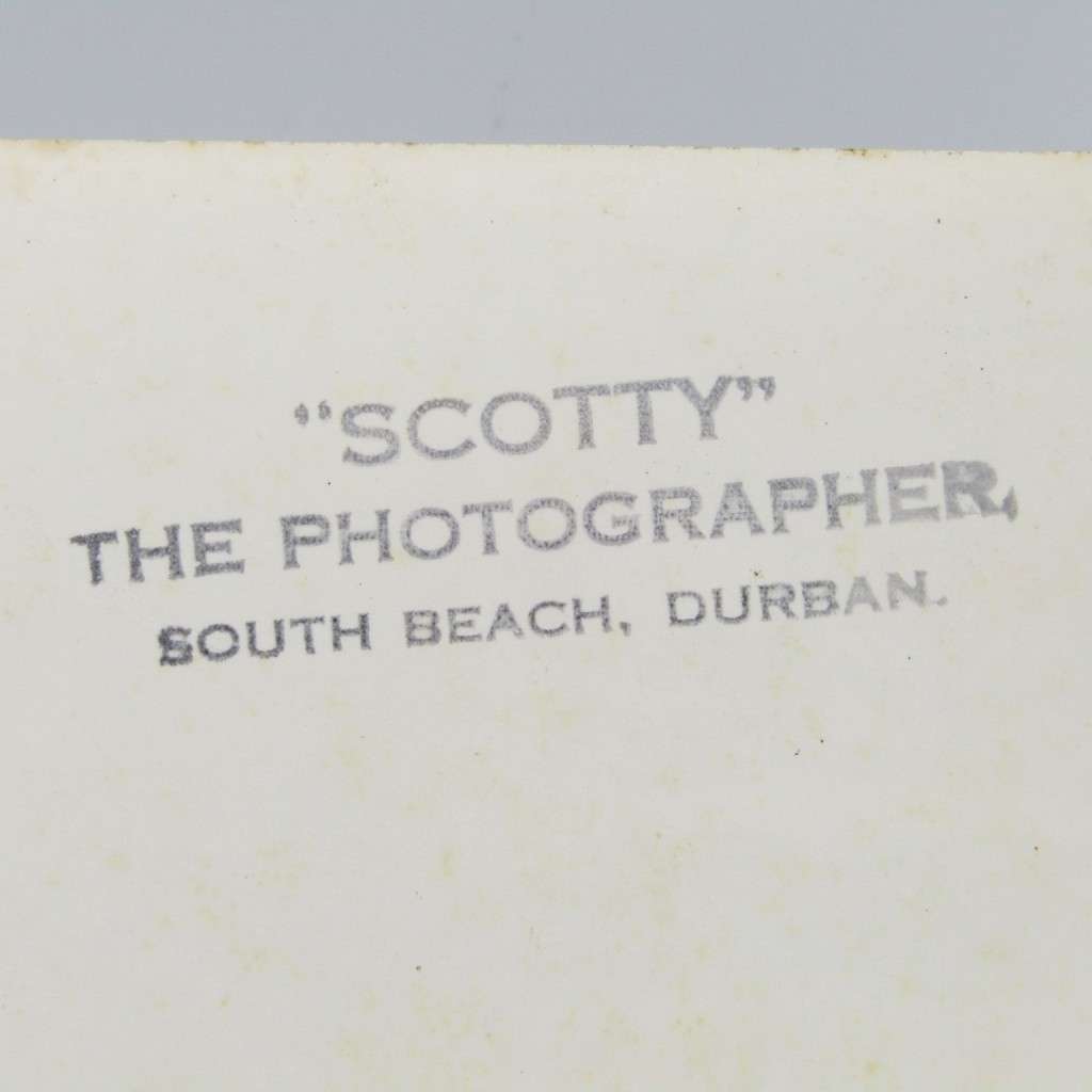 Vintage photo taken at Durban, South Beach