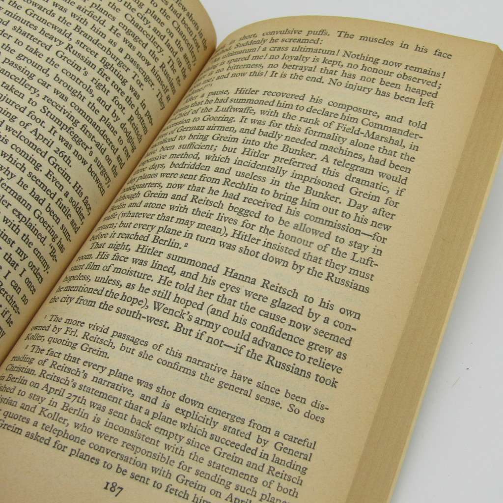 The Last Days of Hitler by H.R. Trevor-Roper