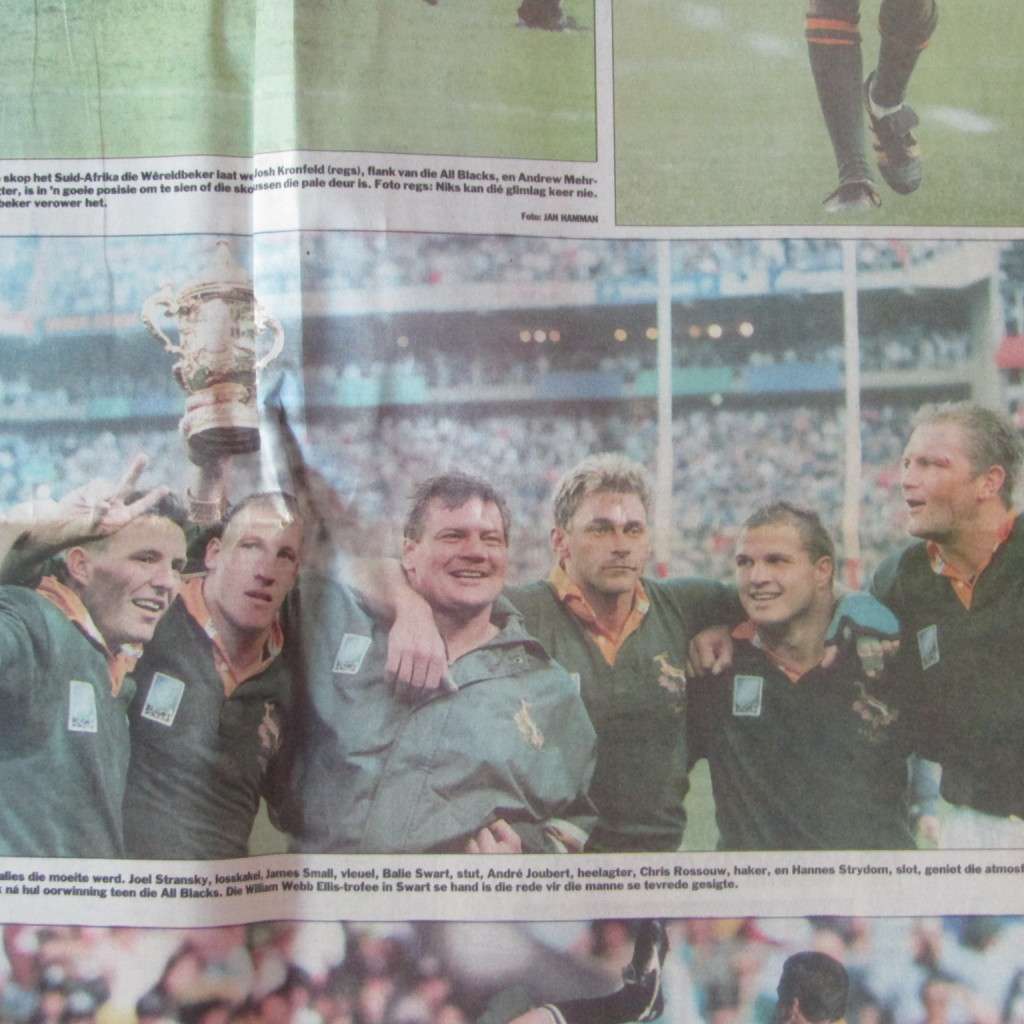 Pretoria Rugby Beeld 26 Junie 1995 Amabokoboko! - Rugby World Cup