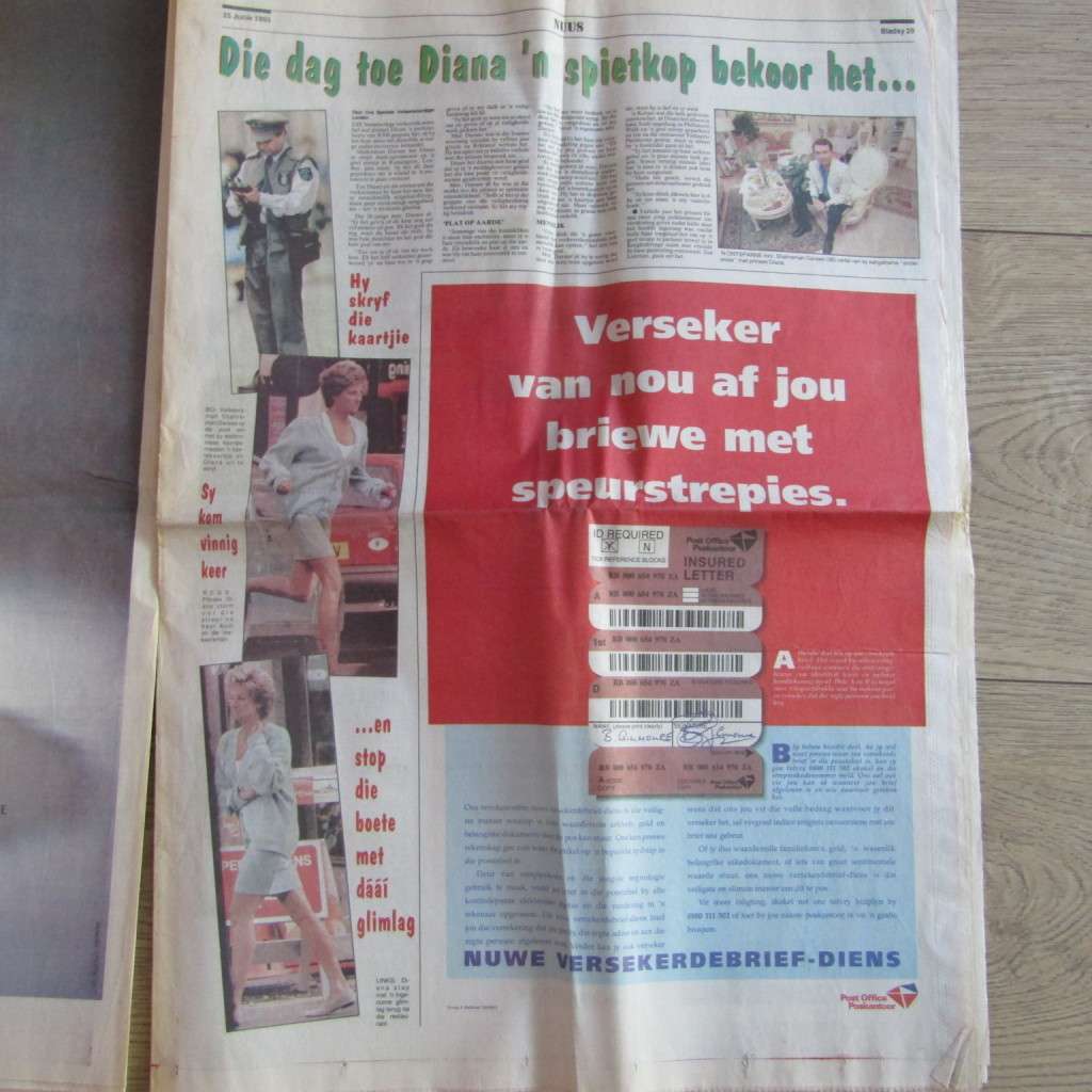 Rapport 25 Junie 1995 Bokke Bokke - Rugby World Cup