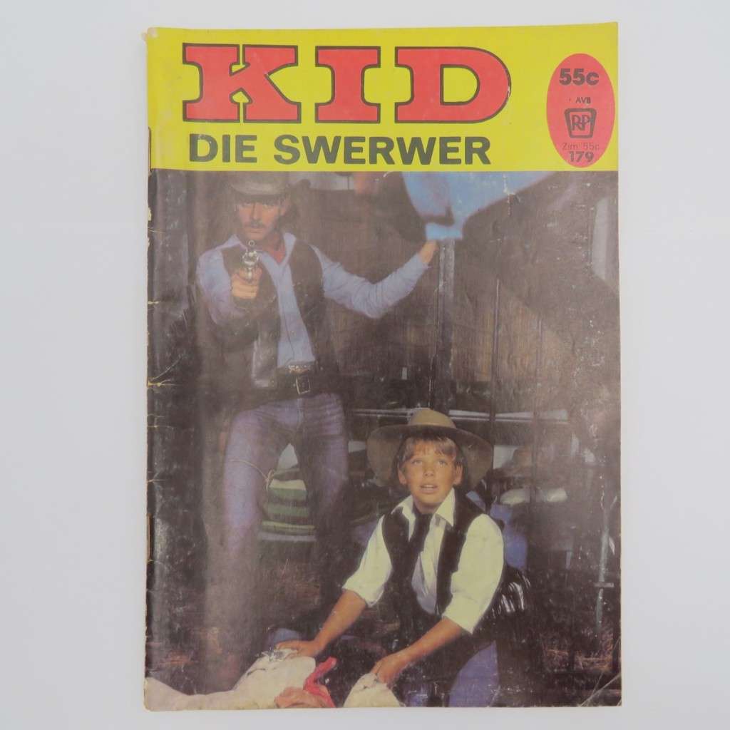 Kid die swerwer no 179 Afrikaans photo comic back