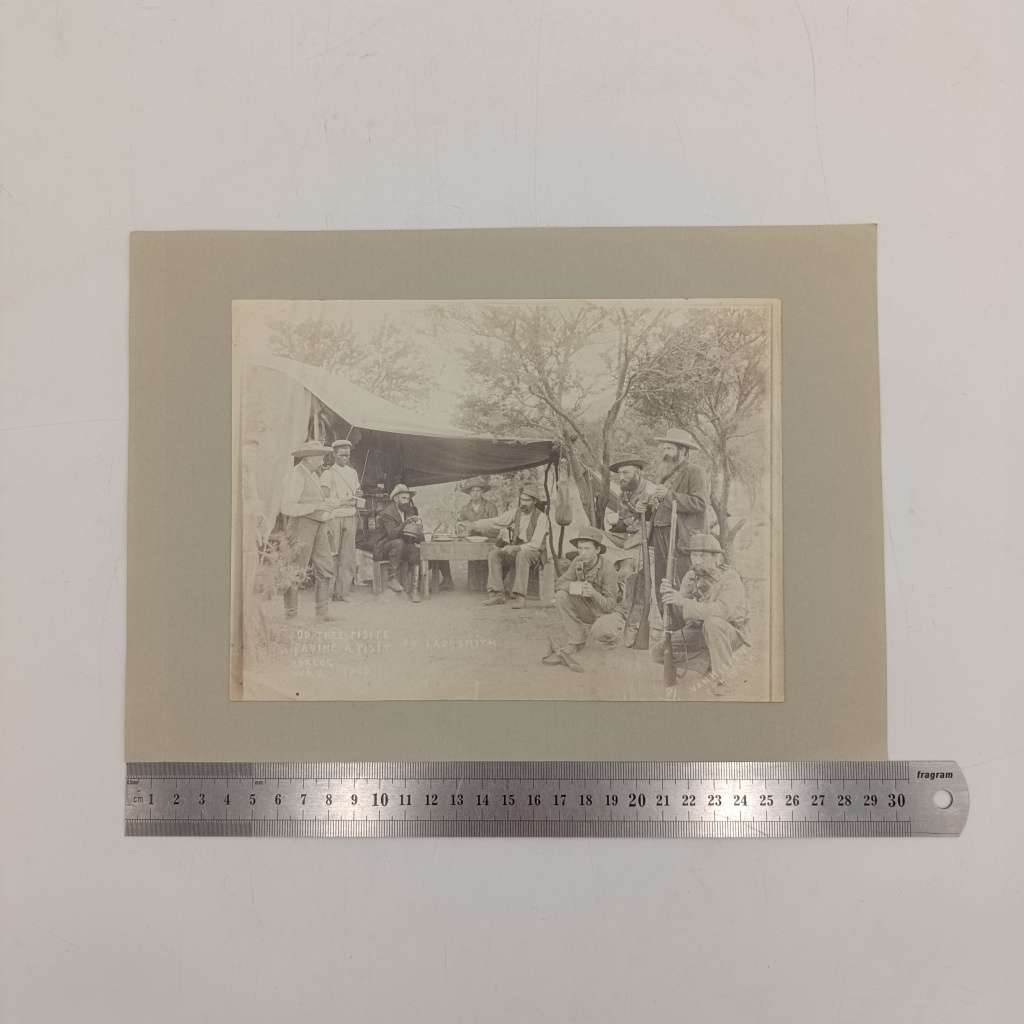 Boer war photo Boers visiting - Ladysmith 1900 - softer paper 160mmx220mm