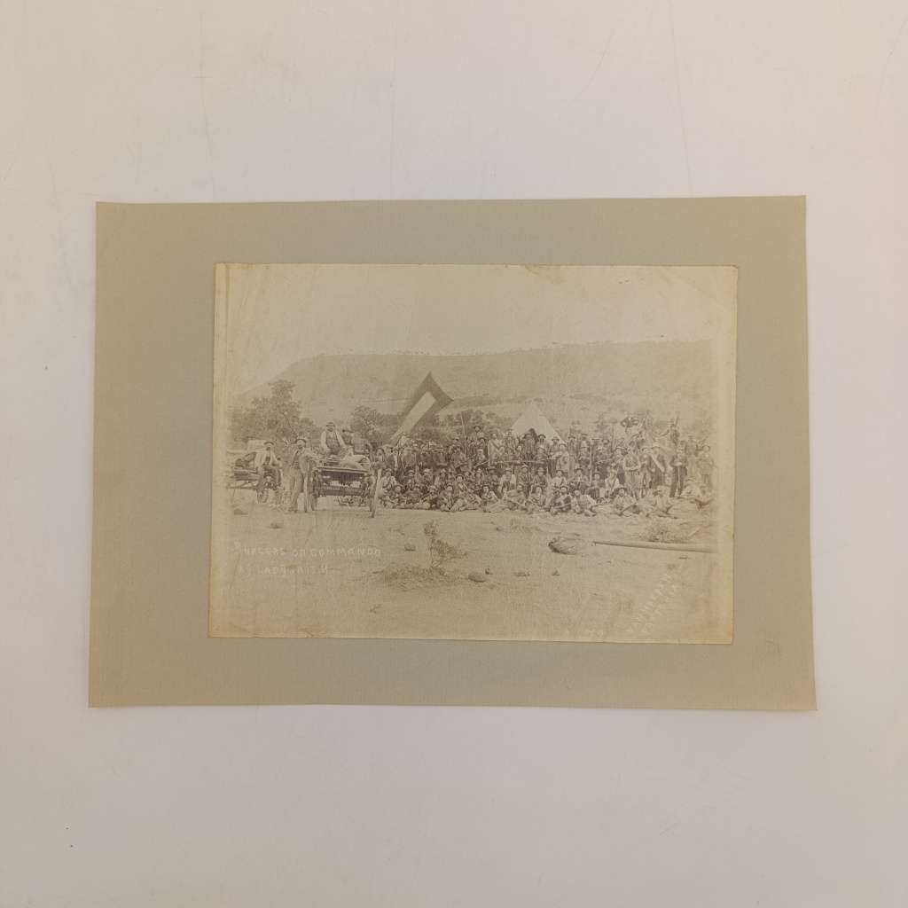 Boer war photo Burgers op commando Ladysmith 150mmx210mm - softer paper