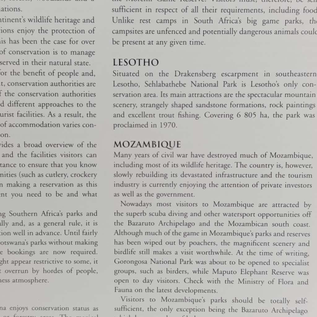 Overland through Southern Africa - 14 Tour with maps by Willie and Sandra Olivier