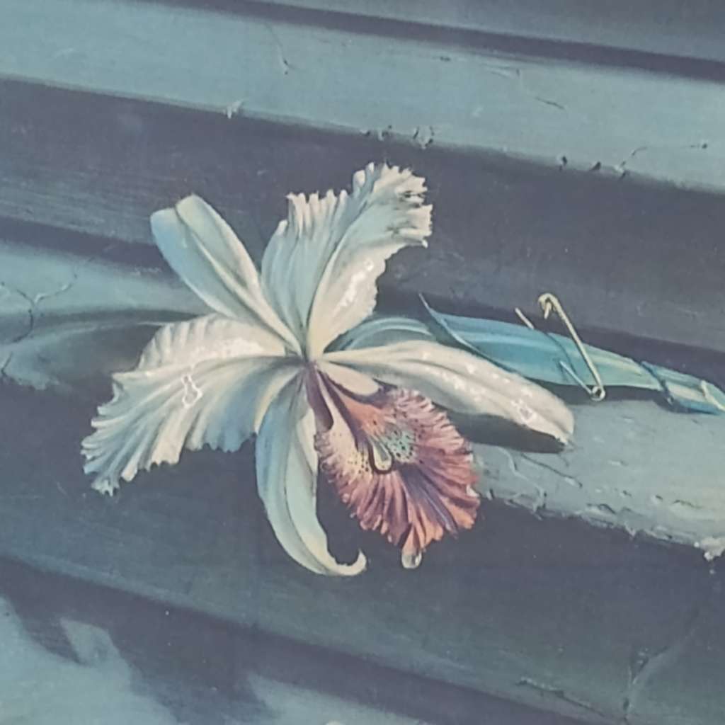 Vintage Tretchikoff print in frame with glass - 66cm x 61cm