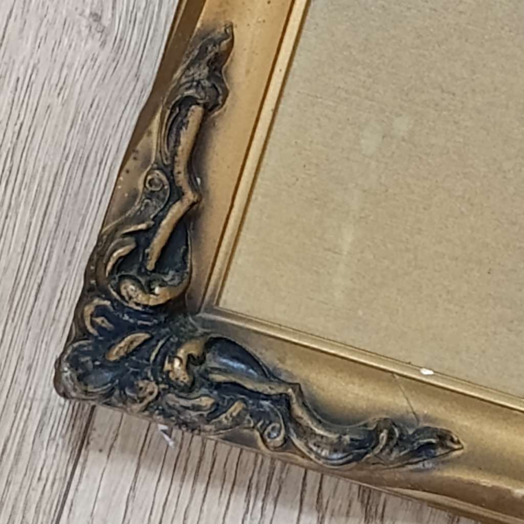 Vintage Tretchikoff print in frame - 60.9cm x 55..8cm