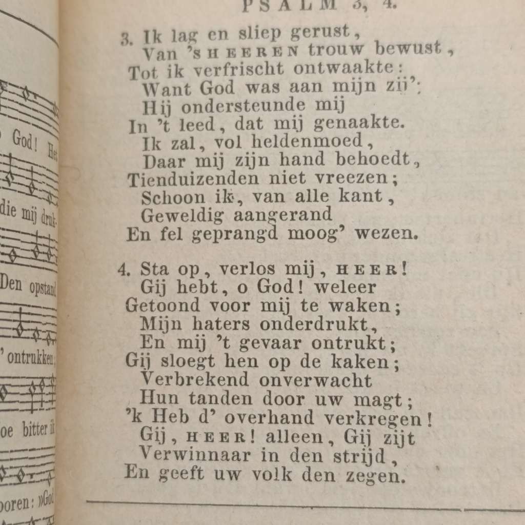 1885 Psalmen and Gezangen booklet